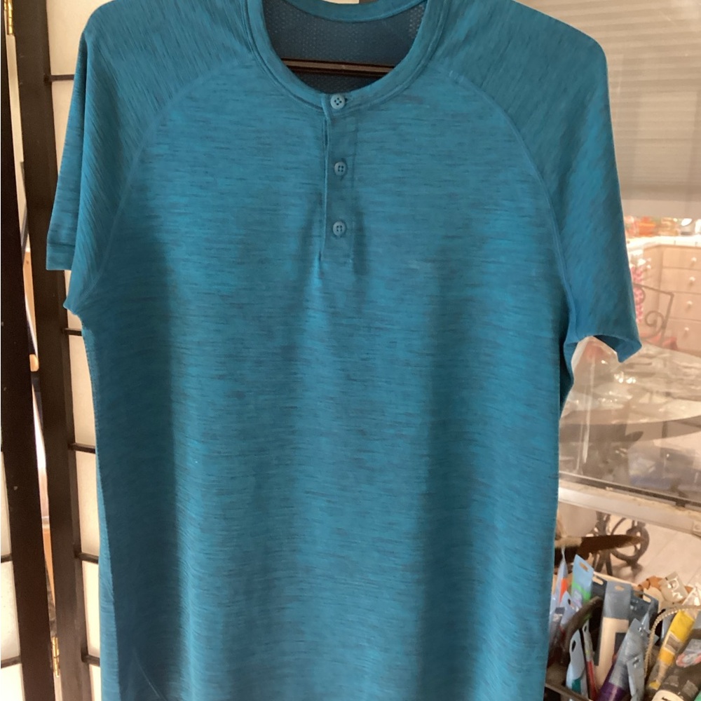 Lululemon Metal Vent Tech Henley Short Sleeve Men’s S